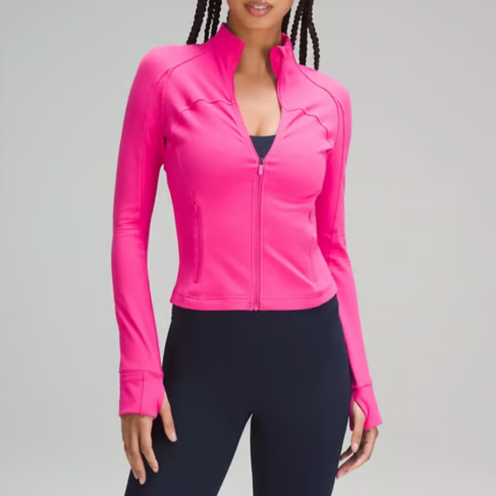 Lululemon Athletica Sonic Pink Cropped Define Jacket